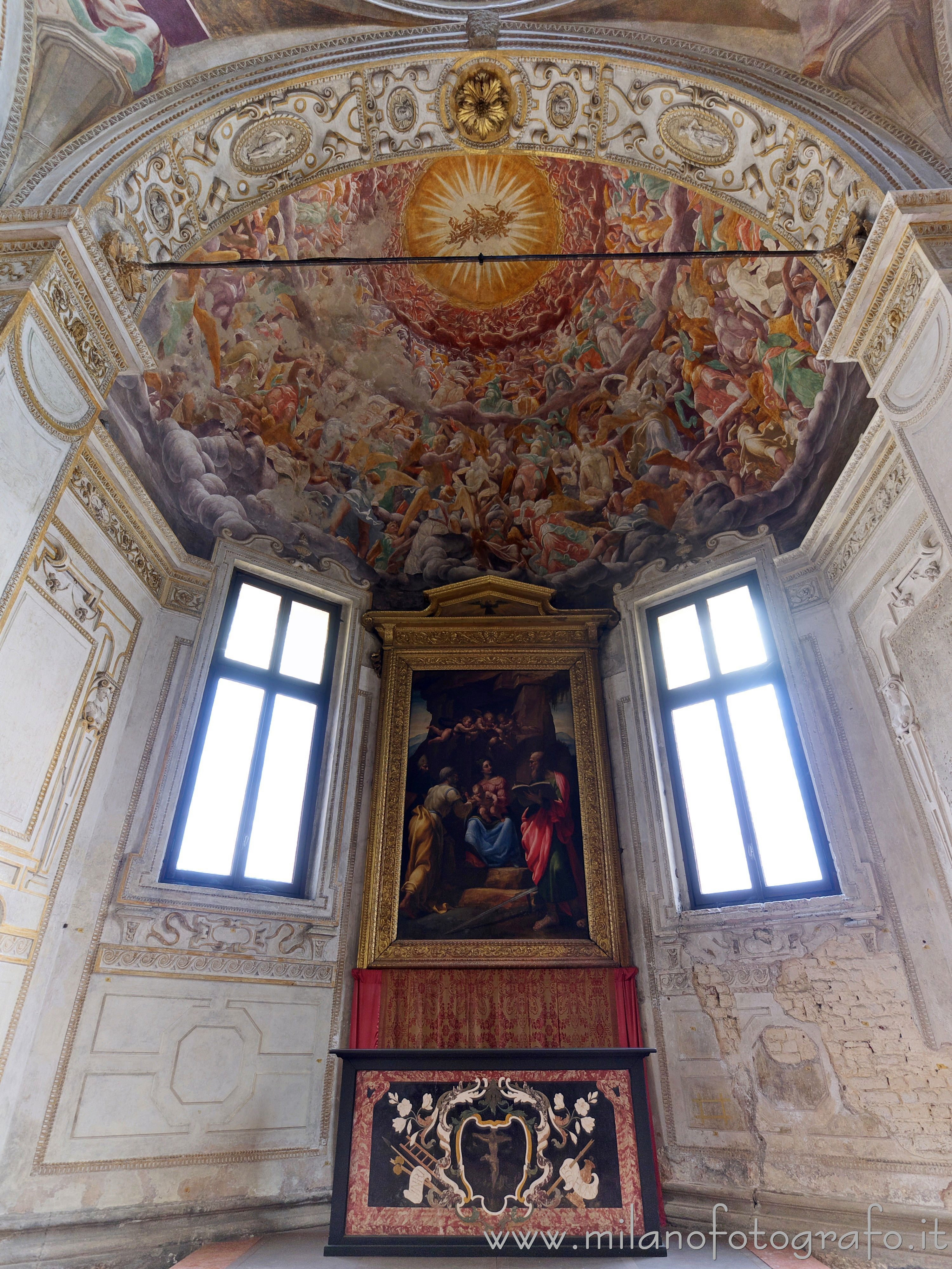 Milan (Italy) - Apse of the Foppa Chapel in the Basilica of San Marco